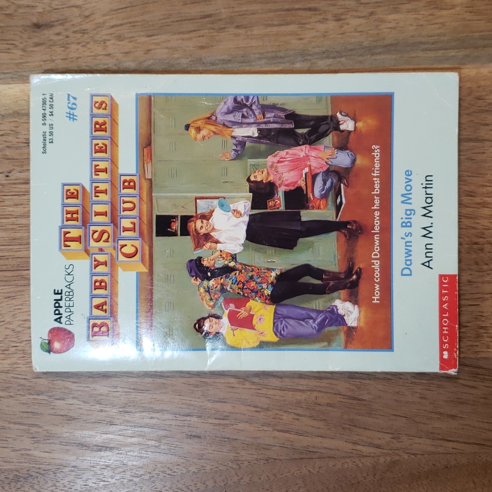 Vintage Baby-Sitters Club Book #67 Dawn's Big Move, Teen Girls Fiction Chapter